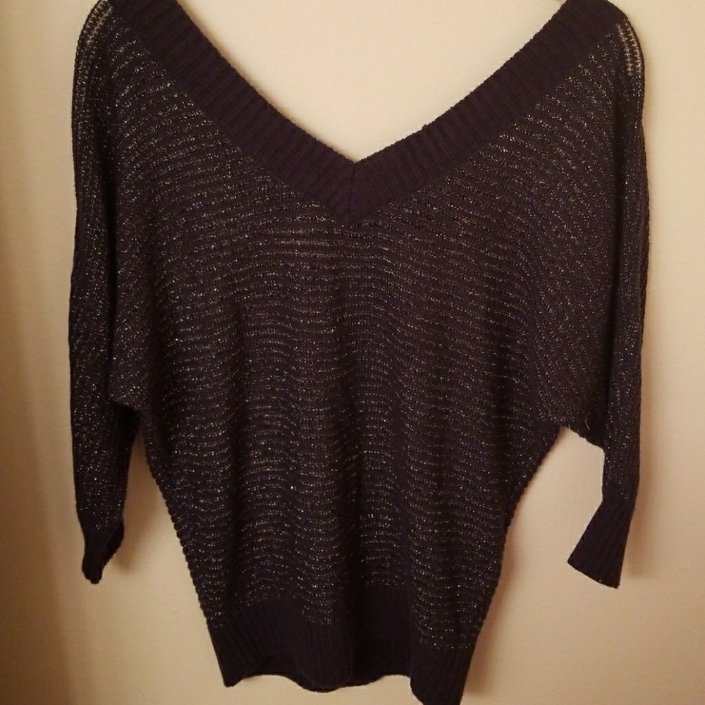 Navy Blue Express Sweater